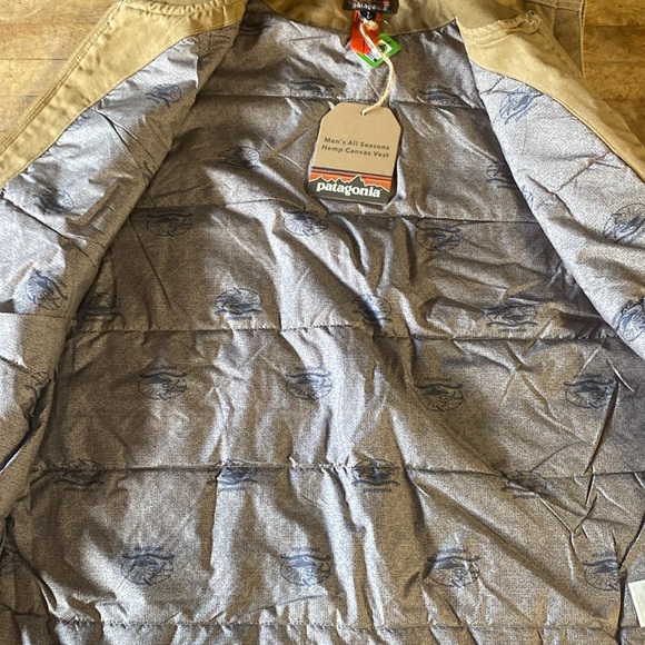 BNWT Rare Men’s All Season Hemp Canvas Vest - Picture 5 of 8